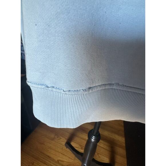 Carhartt Women’s Light Blue Graphic Hoodie | Relaxed Fit | Logo Sleeve - Picture 11 of 13